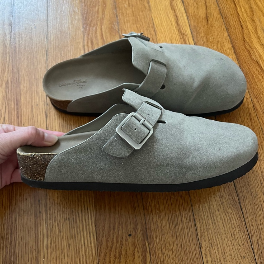 Target Clogs in taupe size 8